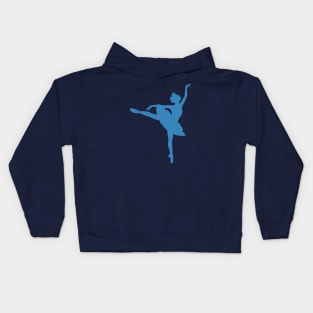 Blue Ballerina Kids Hoodie